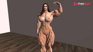 [GetFreeDays.com] Female Bodybuilder posing Nude  Second Life Adult Clip February 2023-7