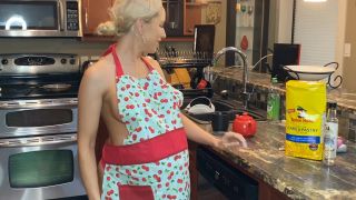 video 15 Grace Squirts – Pregnant and Horny in the Kitchen JOE, bangla femdom on milf porn -0