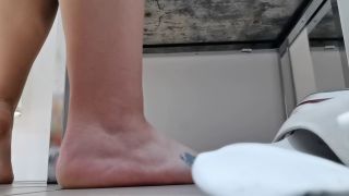 Dirty Feet And Dirty Insoles For Your Italian Giantess In Public Shop-5