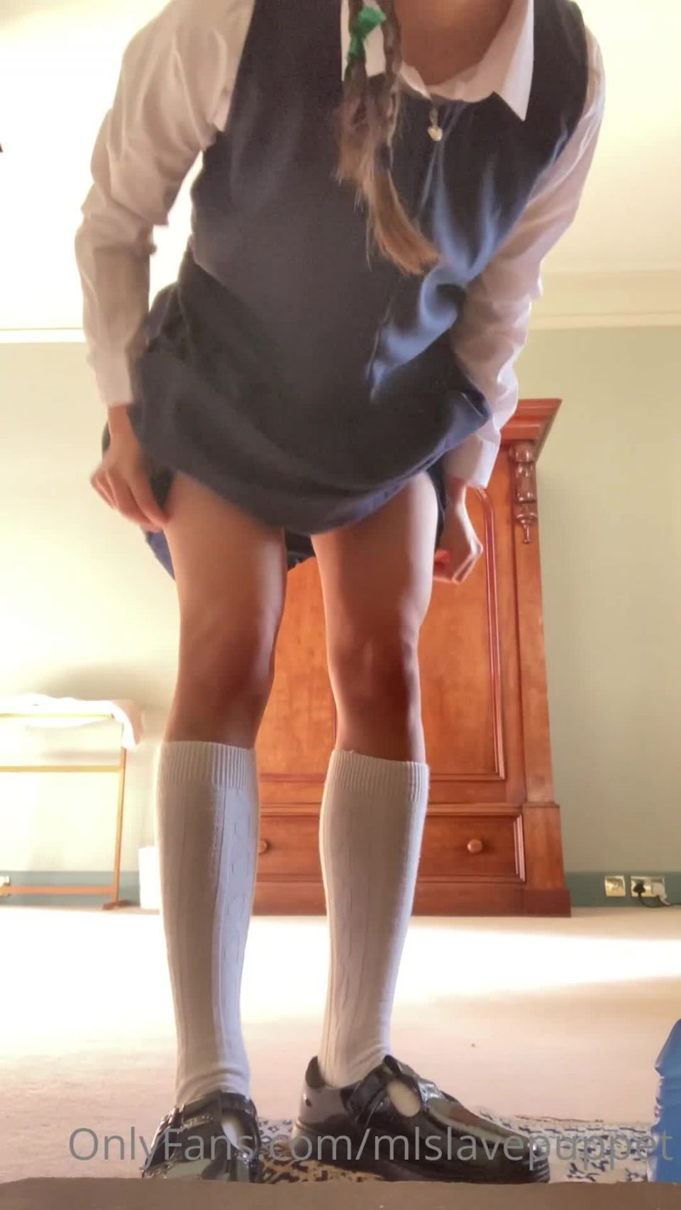 Mlslavepuppet () - i felt so naughty doing my daily task in this uniform 29-01-2022