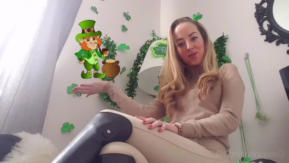 Video online Princess G - My poppers popping leprechaun's pot 'O' gold