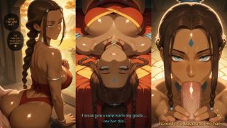 Hephastuff - KATARA slut hentai ai splitscreen compilation teen pussy-3