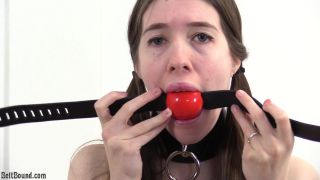 free porn video 40 porn manga bdsm Locking gag test with Ivy Red - Belt Bound, bondage on bdsm porn-2