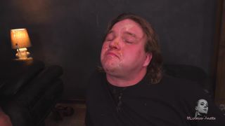 porn video 6 female neck fetish Cruel Anette - Pitiful hole as a mouth - FullHD 1080p, spitting on femdom porn-9