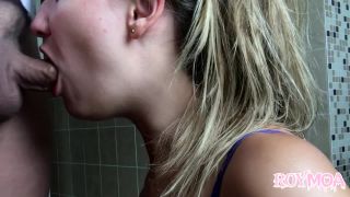 RoyMoa - Pulsating Oral Creampie from Roommate in Jeans  on big ass video sex 2019 big ass-7
