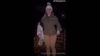  nude Bubblebfiit Stripping at Outdoor  Onlyfans Video bubblebfiit-1