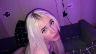 Blondessa - Chic blonde showed her deep throat and put tight pussy under the cock - Drooling deepthroat-0