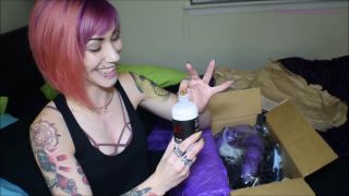 free porn clip 26 Cattie Candescent – Free Unboxing 3 Bad Dragon Dildos | breeding | toys rubber boots fetish-8