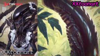 Alien - Xenomorph hentai Xenomorph juices stimulate your sperm-5