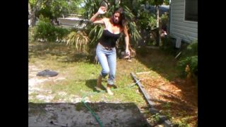 free porn clip 13 Staceys Florida Gals Next Door – Watering Sprain In Wedge Heels - foot worship - fetish porn fetish pros-6