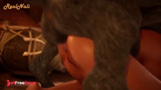 Goatman takes on a Hot Girl  Cock Monster  3D Porn Wild Life-7