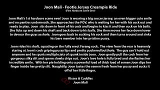 Amateur - Footie Jersey Creampie Ride - 1st Hardcore EVER!  *-0