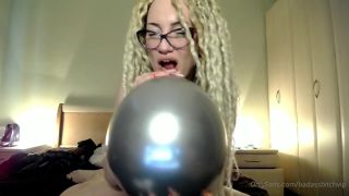 Badassbitchvip - blow balloon and pop with my long fingernails 10-06-2021-0