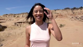 Maya Bijou Gets Her Pussy Soaking Wet At A Public Beach! Black!-0