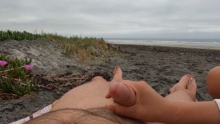 4K. She Offered Me Handjob On The Beach, I Couldn’T Resist. Slowmo Cums-6
