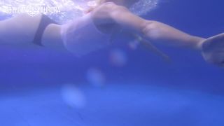  Hotline Aurora in 002 Swimming under Water, Wet Shirt, Sweet Ass, GoPro, teens on teen-0
