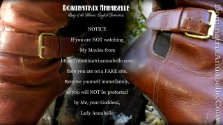 Dominatrix Annabelle - Brown Dirty Boots! - [Femdom porn]-9