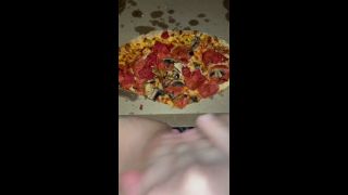 Arabian SnowWhite - PIZZA-KINKY FETISH FEMALE MASTURBATION-CUM ON FOOD-BEST TEEN AMATEUR-ARABIAN SNOWWHITE-LOS ANGELES G-5