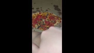 Arabian SnowWhite - PIZZA-KINKY FETISH FEMALE MASTURBATION-CUM ON FOOD-BEST TEEN AMATEUR-ARABIAN SNOWWHITE-LOS ANGELES G-7
