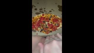 Arabian SnowWhite - PIZZA-KINKY FETISH FEMALE MASTURBATION-CUM ON FOOD-BEST TEEN AMATEUR-ARABIAN SNOWWHITE-LOS ANGELES G-9