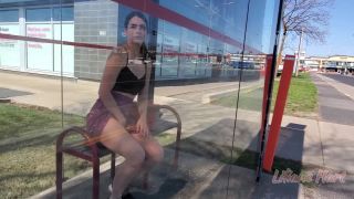 online adult clip 46 Liliane Hart – Bus stop dildo fuck, forced smoking fetish on fetish porn -6