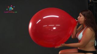 Custom Fetish - Natasha Blow Pops a 24 inch balloon - Fetish-0