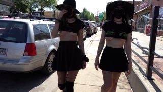 [GetFreeDays.com] Underboob Street Walk with LilyMaeExhib! - Shy Goth ai porn hardcore-3