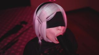 MyKinkyDope – BBC Nier Automata Cosplay BBC Blowjob - (Webcam)-9