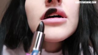 bella rossi femdom ELVIRA DE VOUR - BLACK ON MY LIPS, tease and denial on fetish porn-2