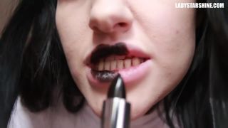 bella rossi femdom ELVIRA DE VOUR - BLACK ON MY LIPS, tease and denial on fetish porn-3