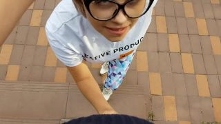 Yasmibutt in STEP BROTHER CUMS ON STEP SISTER’S PRETTY FACE IN YOGA PANTS & SHE SWALLOW-1