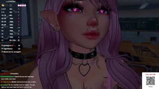 CyberTrixxxie - VRChat Anal Training Fansly Stream -9