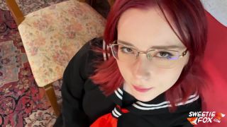 117  Deepthroat and Hardcore Sex with Classmate while Parents are at Work Sweetie Fox Teen-1