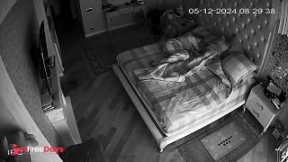 [Sleeping.Porn] Her sleep is too disturbing - bedroom hidden video-5