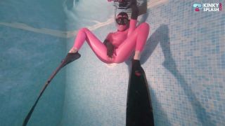 xxx video clip 17 UkCuteGirl – Underwater Freediving Latex Masturbation on fetish porn catheter fetish-0