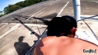 Latina ass fucked airport parkinglot.-0