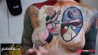 [GetFreeDays.com] Before a Mirror Nude Body Painting by GoAskAlex Adult Video December 2022-2