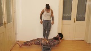 Pt 2GymBabe - Extreme Step Board Trampling-7