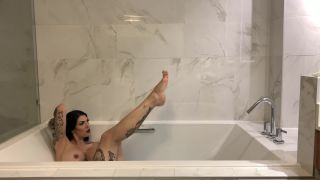 femdom maid femdom porn | damazonia  Massage my feet while I m enjoying my bath like a Queen | 4k-4