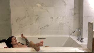 femdom maid femdom porn | damazonia  Massage my feet while I m enjoying my bath like a Queen | 4k-6