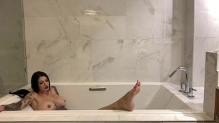 femdom maid femdom porn | damazonia  Massage my feet while I m enjoying my bath like a Queen | 4k-8