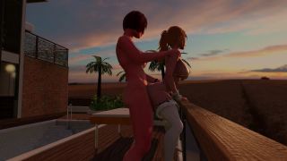 Futa X Futa – Sunset | all sex | blowjob-7