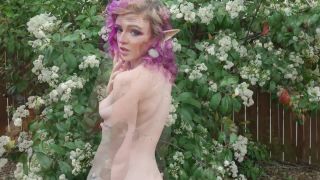 JesseFlanagan - Outdoor fairy strip tease video with Pixie - Bondage-6