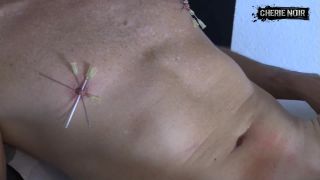 Nippleplay Extreme - 20 Needles In The Nipples(Feet porn)-1