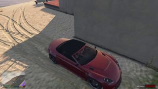 GTAHub - Tracey Thick and Curvy Ass Sneaky Cheating with Trevor in his GT in the Beach part 2! GTA Free Porn-5