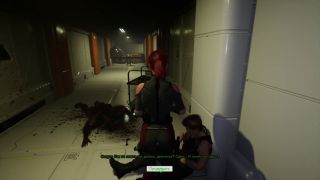 Ada Wong huge mutant lycans chase a girl to fuck and impregnate her-5