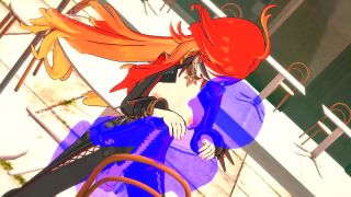 Wet Waifus - Mavuika gets a Surprise Fuck from Aether - Genshin Impact Hentai-1