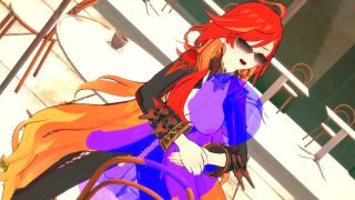 Wet Waifus - Mavuika gets a Surprise Fuck from Aether - Genshin Impact Hentai-2