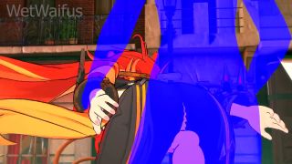 Wet Waifus - Mavuika gets a Surprise Fuck from Aether - Genshin Impact Hentai-5