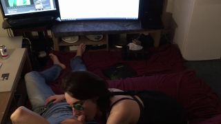 Stepsister suck my husband cock after staying over webcam -0